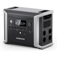 Dabbsson - DBS1300 Tragbare Powerstation 1330Wh 1200W Solar Generator LiFePO4-Batterie, AC-Aufladung auf 80% in 44 Minuten, Notstromaggregat für von DABBSSON