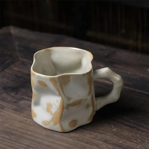 DABIN Unregelmäßige gedrehte Form Tasse Ofenwechsel Keramik Kaffee Teetasse mit Griff Polychromatische kreative Keramik Tassen Kaffeetassen Retro DABIN Unregelmäßige gedrehte Form Tasse Ofenwechsel Keramik Kaffee Teetasse mit Griff Polychromatische kreative Keramik Tassen Kaffeetassen Retro von DABIN