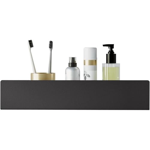 DABSTORY Duschablage Schwarz 40cm, Duschregal Edelstahl, Badezimmer organizer Für Bad und Küche, Regal Schmal Zum Hängen, Rostfreier Duschkorb, Bathroom Shelf von DABSTORY