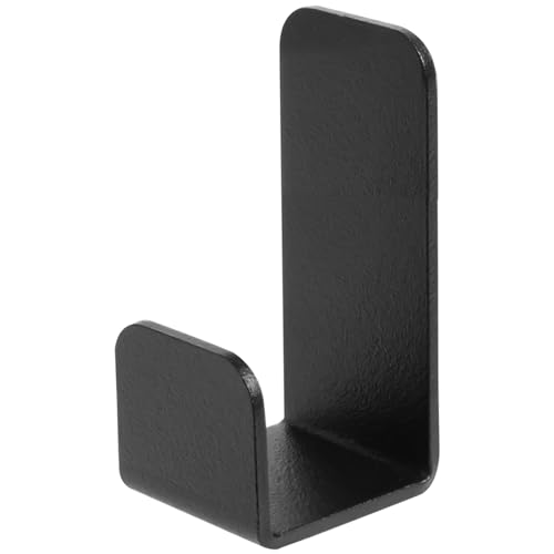 DABSTORY Handtuchhalter ohne bohren Klebehaken Badezimmer Haken für Handtücher Selbstklebend extra stark Handtuchhaken Wandhaken Mattes Finish Bademantelhaken Spültuchhalter (Schwarz) von DABSTORY