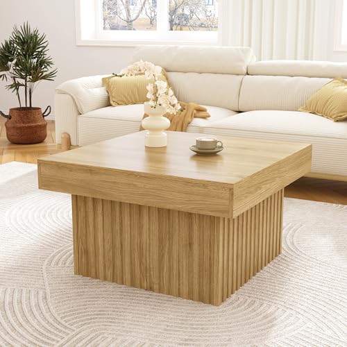 DACHETOU Elegante Holz Kaffee-Tisch mit PB Tischplatte und MDF Basis,Modernes Design,Robust und vielseitig, ideal für Wohnzimmer,Esszimmer und Büro 79x79x46cm DACHETOU Elegante Holz Kaffee-Tisch mit PB Tischplatte und MDF Basis,Modernes Design,Robust und vielseitig, ideal für Wohnzimmer,Esszimmer und Büro 79x79x46cm von DACHETOU