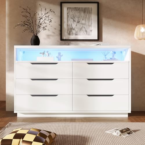 DACHETOU Sideboard 120x40x85cm Kommode mit 6 Schubladen Staufach mit Marmorkorn Moderner Schrank für Wohnzimmer Schlafzimmer Weiß DACHETOU Sideboard 120x40x85cm Kommode mit 6 Schubladen Staufach mit Marmorkorn Moderner Schrank für Wohnzimmer Schlafzimmer Weiß von DACHETOU