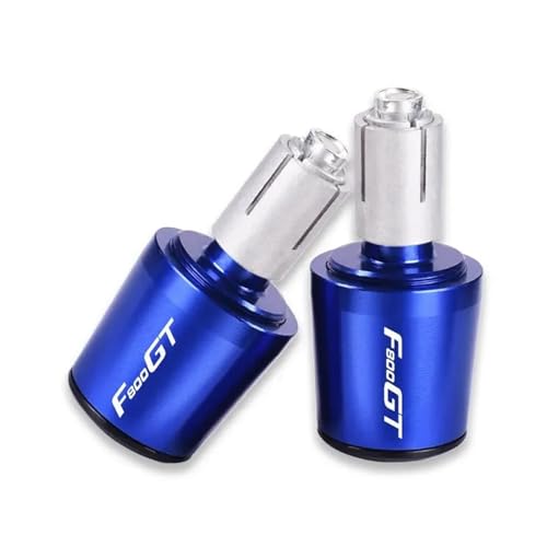 Lenkerende Für BM&W F800GT F800S F 800 F800 S GT 800GT 800S F800ST Motorrad CNC Lenker Griffe Kappe Ende Griff Stecker(Blue) von DACONGI