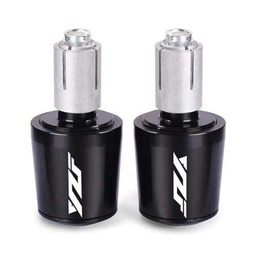 Lenkerende Motorrad Lenker Griffe Ende Stecker Für YAM&ANA YZF-R1 YZF-R3 YZF-R6 YZF R7 R1 R3 R6 R15 R125 R1M R1S(Black) von DACONGI