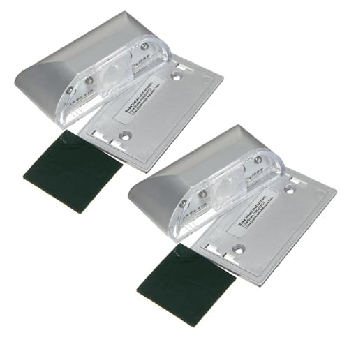 DACONGMING 2er-Pack Schlüssellochlichter, Auto-Sensor-Bewegungsmelder, 4 LED-Birnen, Nachtlichter PIR Infrarot IR Kabellose Türschlosslampe Türschloss Nachtlampe Induktionslicht von DACONGMING