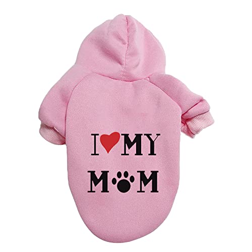 DACONGMING Große und kleine Hundepullover Haustierpullover Hundekleidung Haustierkleidung Kleidung Chihuahua Mäntelchen (Pink, S) von DACONGMING