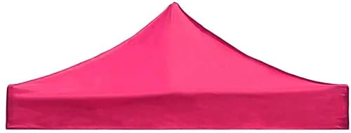 DACUN Hohe Qualität 10'X10 'Ersatz Baldachin Top wasserdichte Pavillon-Top-Ersatz UV-Blockierschattenkabine for den Außenvilla-Innenhof (Color : Pink) von DACUN