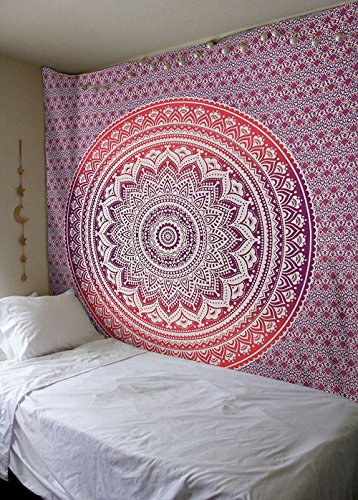 Mandala Tapisserie Hippie Mandala Gypsy Bohemian Traditionelle indische Wandbehang Tabelle Vorhang Wand Deko Tisch Couch Bezug Picnic Throw, Beach Überwurf von DADA