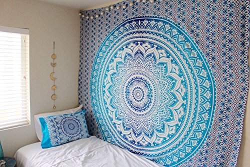 Mandala Tapisserie Hippie Mandala Gypsy Bohemian Traditionelle indische Wandbehang Tabelle Vorhang Wand Deko Tisch Couch Bezug Picnic Throw, Beach Überwurf von DADA