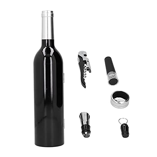 DADEA Weinöffner, Schwarzer Innovativer Weinflaschenöffner, Exquisite Verpackung, Handlicher Flaschenöffner, Einfach zu Bedienender Flaschenöffner, Ergonomisches Design, Weinflaschenöffner aus Edelsta von DADEA