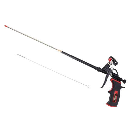 DAFEIKE Erweiterte Sprühschaum-Isolierpistole, 63 cm, Schaumspritzpistole, Teflon-Schaum-Dosierpistole, erweiterbare PU-Schaumpistole zum Isolieren und Abdichten, Schwarz DAFEIKE Erweiterte Sprühschaum-Isolierpistole, 63 cm, Schaumspritzpistole, Teflon-Schaum-Dosierpistole, erweiterbare PU-Schaumpistole zum Isolieren und Abdichten, Schwarz von DAFEIKE