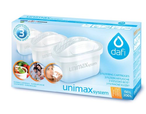 6 Dafi Unimax Wasserfilter Kartuschen passend auch für Brita Maxtra, PearlCo Unimax von DAFI