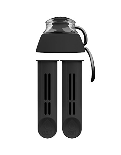 Dafi Wasserflaschenfilter 2er Pack + Flaschenverschluss anthrazit Made in Europe BPA frei Dafi Wasserflaschenfilter 2er Pack + Flaschenverschluss anthrazit Made in Europe BPA frei von DAFI
