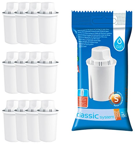 Pack 12 Dafi Classic Filterkartuschen (kompatibel mit Brita Classic® und Dafi Classic®) von DAFI