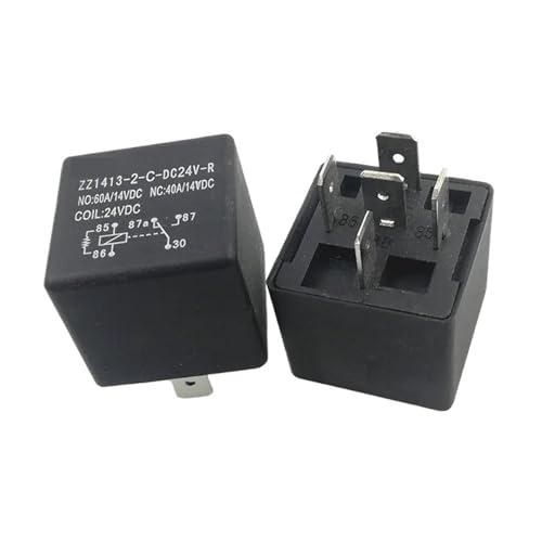 ZZ1413-2-C-DC24V-R ZZ14132CDC24VR 24V Automobile relay 24VDC DC24V 60A 5PIN(10PCS) von DAFLQOJFE