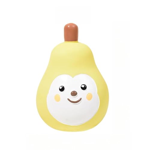 DAFORERAL Latex Hundespielzeug, Quietschendes Cartoon-Obst- und Tierspielzeug für kleine Hunde, Pfirsichschwein Durian Igel Design Kauspielzeug für Langeweile und Zahnreinigung (V3) von DAFORERAL