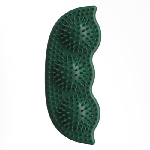DAFORERAL TPR Dog Chew Stick Toy, Durable Biting Toy with Bumpy Texture for Teeth Cleaning, Interactive Tething Stick with Peapod Design for Small Pets (Dark Green) von DAFORERAL