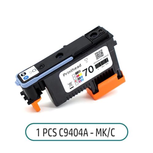DAFSXZQR 70 70 PrinThead C9404A C9405A C9406A C9407A kompatibel mit DesignJet Z2100 Z3100 Z3200 Z5200 Z5400 Drucker Ersatzdruckdruck(C9404A MK and C) von DAFSXZQR