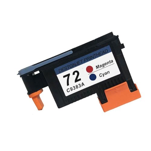 DAFSXZQR 72 PrinThead C9380A C9383A C9384A kompatibel mit DesignJet T610 T620 T770 T790 T795 T1100 T1120 T1200 T1300 T2300 Drucker(1PCS M-C) von DAFSXZQR
