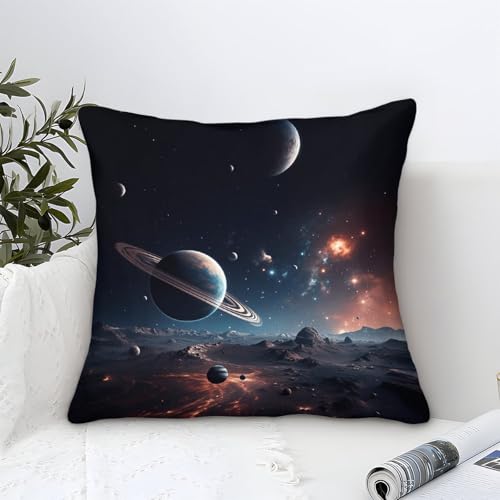 DAFUfbw Cosmic Planets Decorative Cushion Covers 50x50cm, Universum Throw Scary Cosmic Planets Modern Square Bed Home Decor DAFUfbw Cosmic Planets Decorative Cushion Covers 50x50cm, Universum Throw Scary Cosmic Planets Modern Square Bed Home Decor von DAFUfbw