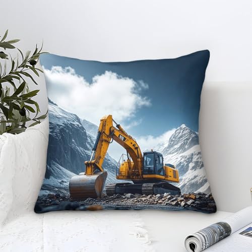 DAFUfbw Excavators Kissenbezüge Für Sofa Und Bett 40x40cm, Diggers Kissenbezug Im 2er-Set, Perfekt Für Home Decor Und Travel Essential, Maschinen Waschbar DAFUfbw Excavators Kissenbezüge Für Sofa Und Bett 40x40cm, Diggers Kissenbezug Im 2er-Set, Perfekt Für Home Decor Und Travel Essential, Maschinen Waschbar von DAFUfbw