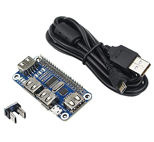 4 USB-Hub-Verlängerungs-Board-Konverter, USB zu UART und USB-Erweiterungsschnittstelle, Debugging für Raspberry Zero/W 4 USB-Hub-Verlängerungs-Board-Konverter, USB zu UART und USB-Erweiterungsschnittstelle, Debugging für Raspberry Zero/W von DAGIJIRD