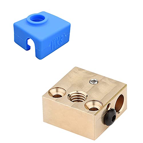 DAGIJIRD 3D-Drucker Messing Heizungsblock + Gehäuseabdeckung Kit Reparaturteile für CR10 für Hotend für MK8 Düse DAGIJIRD 3D-Drucker Messing Heizungsblock + Gehäuseabdeckung Kit Reparaturteile für CR10 für Hotend für MK8 Düse von DAGIJIRD