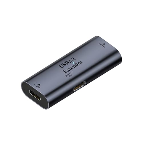 Tragbarer USB-Verstärker-Extender-Adapter, 5 Gbit/s Signalverstärker-Extender Konverter für Kameras Drucker von DAGIJIRD