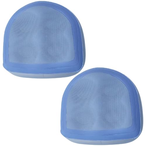 2pcs aufblasbare Stubensitz Sitz 18, 5 x 16 x 5, 9 Spa & Rückenstütze aufblasbare -Sitzsitz mit Saugbecher PVC -Whirlpool -Booster -Kissen, blau von DAGLLGEW