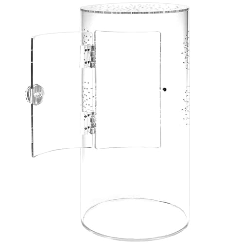 Gehege für Springspinnen, Spinnenterrarium mit Frontöffnung und Querlüftung, wasserdichtes Reptiliengehege aus Acryl, Spinnenterrarium, Vogelspinnengehege, Spinnengehege Gehege für Springspinnen, Spinnenterrarium mit Frontöffnung und Querlüftung, wasserdichtes Reptiliengehege aus Acryl, Spinnenterrarium, Vogelspinnengehege, Spinnengehege von DAGLLGEW