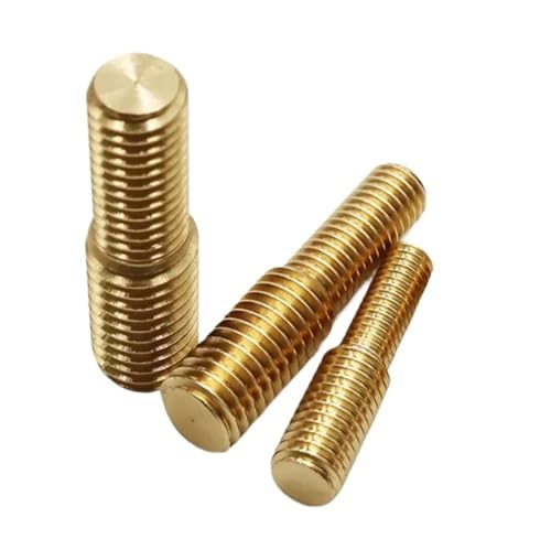 1-5 Stück M3 M4 M5 M6 M8 M10 M12 Konvertierungsschraube Messing Metrisches Gewinde Doppelend-Konverter-Reduzierschrauben for Kameraadapter Kupferbolzen(M5x20 to M10x20(3pcs) von DAGROD