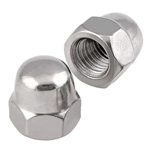 1–50 Stück M3 M4 M5 M6 M8 M10 M12 M14 M16 M18 Eichel-Überwurfmutter 304 201 Edelstahl Dekorative Kuppel-Überwurfmuttern Blindmuttern(304 Stainless Steel,M14 (2PCS)) von DAGROD