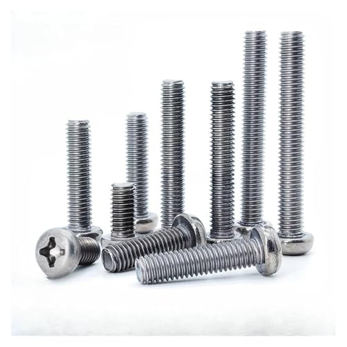 10 STÜCKE M1 M1.2 M1.4 M1.6 M2 M2.5 M3 M4 M5 M6 M8 X 3 4 5 6 8 10 12-50mm TA2 GR2 Titan-Knopfschrauben(M1.6x5mm) von DAGROD