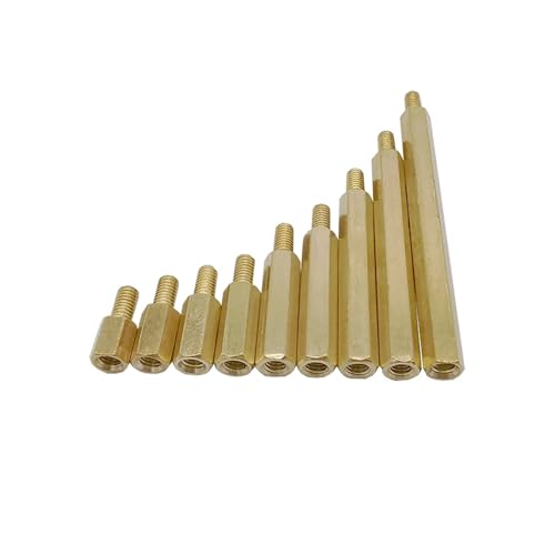10 Stücke M3 Männlich 6mm x Weiblich 5-50mm Sechskantkopf Messing Abstandshalter Abstandsschraube Abstandshalter Sechseckige Hohlsäulen(15mm) von DAGROD