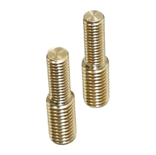 2–5 Stück Messing-Reduzierschraube M4 M5 M6 M8 M10 M12 M14 Kupferbolzen mit doppelseitigem Kopf ohne Kopf for Kamera-Adapter-Konvertierungsschrauben(M6x25 to M12x25(2pcs) von DAGROD
