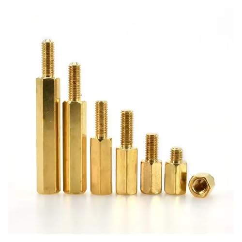 20 stücke Hex Messing Männlich Weiblich Motherboard Standoff Kupfer Montieren M2 M2.5 M3 M4 Board Rack Stud Gewinde Säule Spalte Spacer Schraube(16mm(20Pcs)) von DAGROD