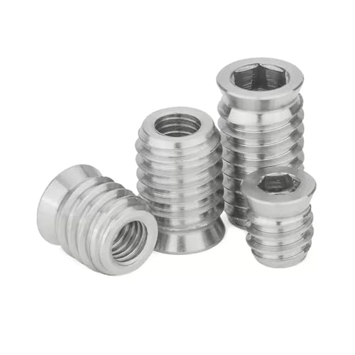 304 Edelstahl Interne und externe eingebettete Mutter Eingebettete Holzmutter(5pcs M8X20) von DAGROD