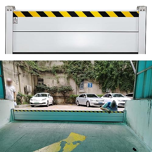 Garagentor Dichtung hochwasserschutz Barriere Reflektierende Streifen Design Flood Gates Höhe 40 cm, Fabrik-Eingänge/Garagen/Unterführungen Hochwasserschutzsystem, Aluminium-Hochwasserschutzpaneel (C von DAGROD