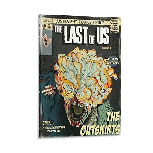 DAGUYS Filmposter "The Last of Us" im Vintage-Stil, 8 Stück, Leinwand-Kunstdrucke, Poster, Foto, Gemälde, Poster, Raumdekoration, 20 x 30 cm von DAGUYS