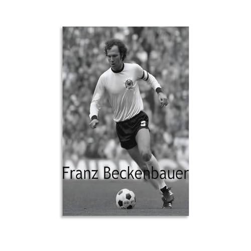 DAGUYS Kunstdruck auf Leinwand, Motiv: Legendärer Fußballspieler Franz Beckenbauer, 10 Stück, 60 x 90 cm von DAGUYS