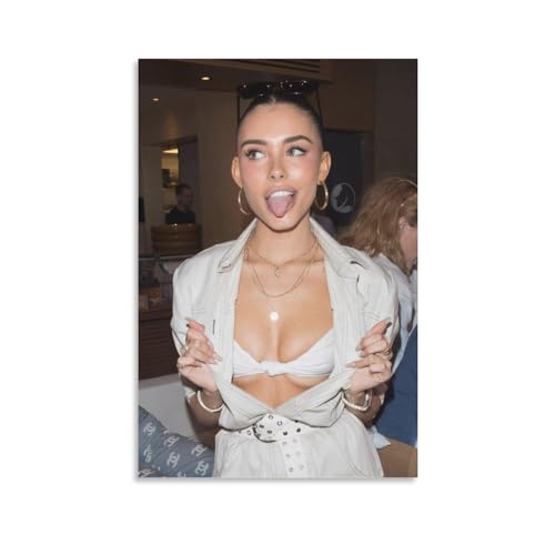 DAGUYS Madison Beer Musik Sänger Poster 32 Leinwand Wandkunst Poster Dekorativ Modern Home Print Bild Kunstwerke Poster 40 x 60 cm von DAGUYS