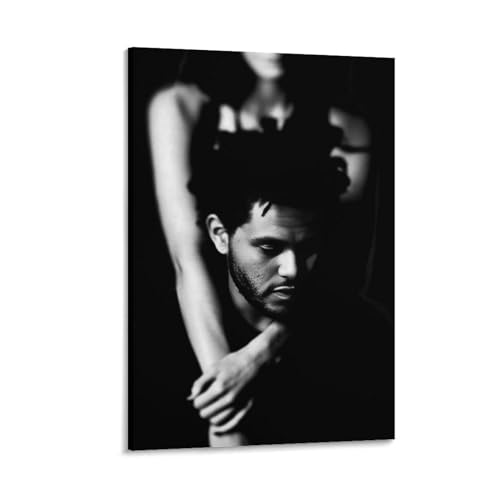 DAGUYS Poster "Sänger The Weeknd" auf Leinwand, dekorativ, modern, 40 x 60 cm von DAGUYS