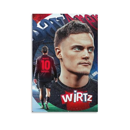 DAGUYS Poster mit Fußballspieler Florian Wirtz, 29 Stück, Leinwand-Kunstdrucke, Poster, Foto, Gemälde, Poster, Raumdekoration, 50 x 75 cm von DAGUYS