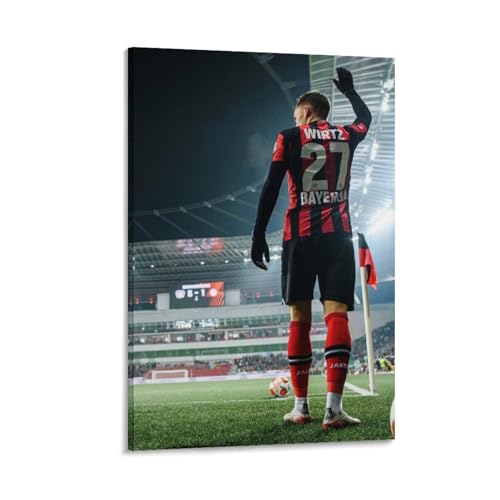 DAGUYS Poster mit Fußballspieler Florian Wirtz, 34 Stück, Leinwandbild, Wandkunst, dekoratives Bild, Drucke, moderne Dekoration, 30 x 45 cm von DAGUYS