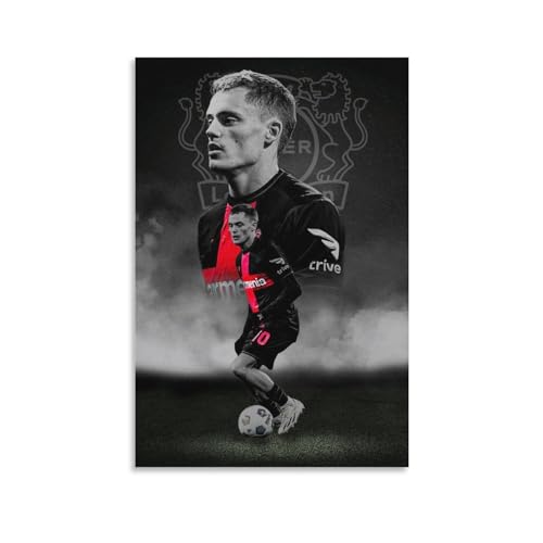 DAGUYS Poster mit Fußballspieler-Motiv Florian Wirtz auf Leinwand, Wandkunst, Poster, dekorativ, modern, 60 x 90 cm von DAGUYS