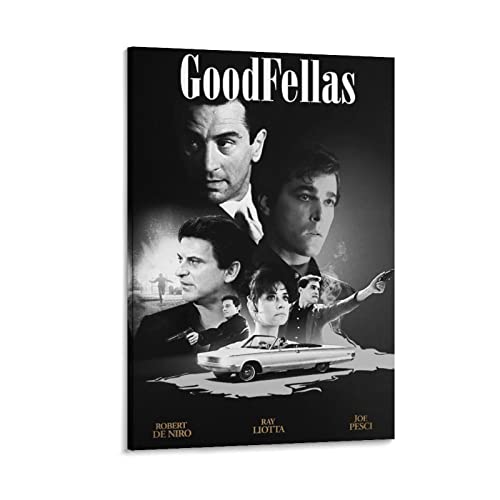 DAGUYS Vintage Goodfellas Filmposter 17 Kunstposter Leinwand Gemälde Dekor Wanddruck Foto Zuhause Moderne dekorative Poster 40 x 60 cm von DAGUYS