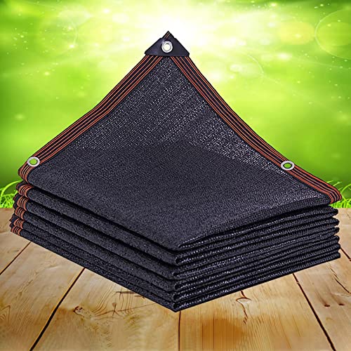 Gewächshaus Schattierungsnetz Mit Ösen, Schwarz Schatten Mesh Tarp, 90% Schattierung Rate UV-resistente Sunblock Schatten Tuch Für Garten Blume Pflanze Grün Haustier Zwinger Patio Lawn(Size:2x6m) von DAHAI STORE