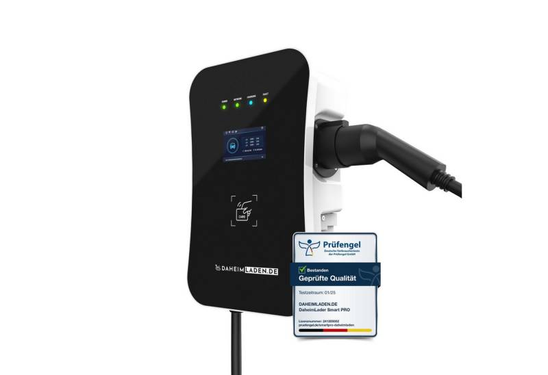 DAHEIM LADEN Elektroauto-Ladestation DaheimLader Smart PRO Wallbox, 11kW / 16A, 3-phasig, mit App, RFID, softwarebasierter Stromzähler, DockingStation, OCPP Version 1.6j von DAHEIM LADEN