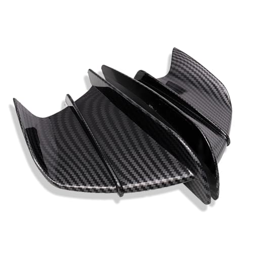 DAHJSD 1 Paar Motorcycle Winglets für BMW C Evolution 2015 – Motorrad Winglets Seitenspoiler, Carbon Fiber Spoiler, Motorcycle Fixed Wing, Verkleidung Wings,B von DAHJSD