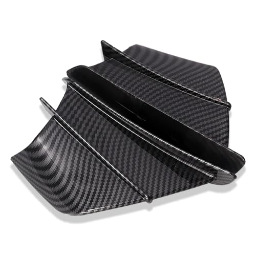 DAHJSD 1 Paar Motorcycle Winglets für BMW C Evolution 2017 – Motorrad Winglets Seitenspoiler, Carbon Fiber Spoiler, Motorcycle Fixed Wing, Verkleidung Wings,A von DAHJSD